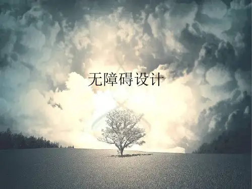 无障碍设计 PPT课件