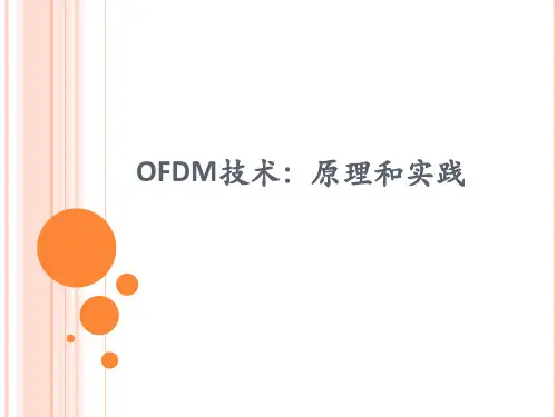 OFDM技术原理和实践.ppt