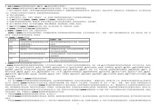 2012.12电大质量管理复习资料