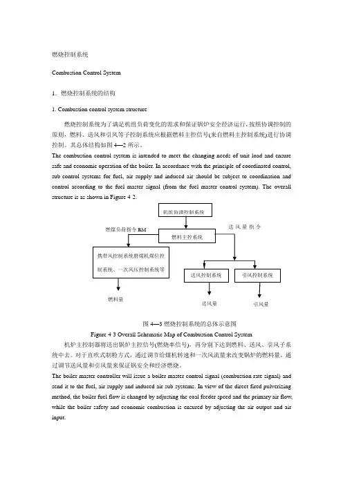 (完整word版)燃烧控制系统(中英对照翻译)