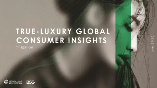 全球奢侈品市场研究报告True-Luxury-Global-Consumer-Insight