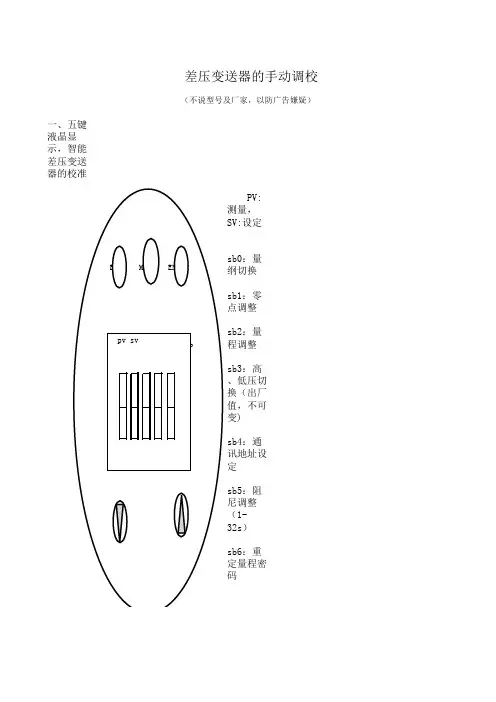 差压变送器的调校-传