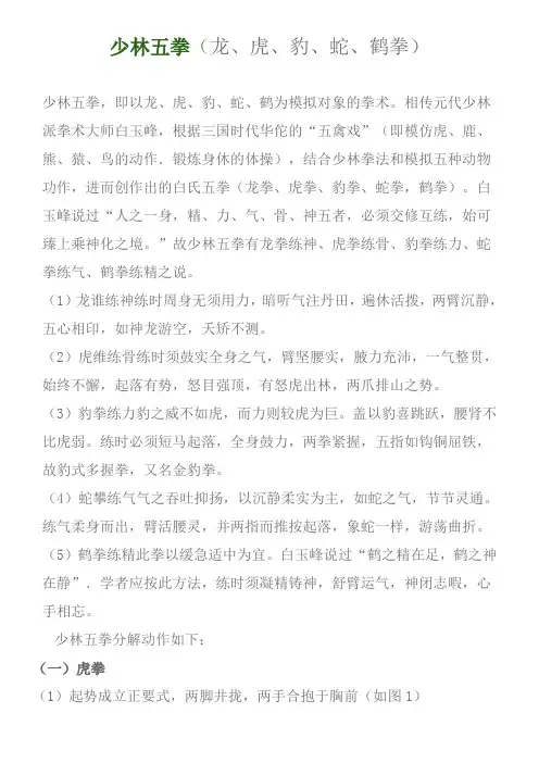 少林五拳