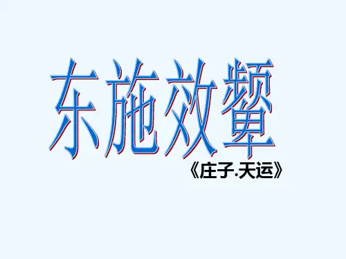 《东施效颦》ppt课件
