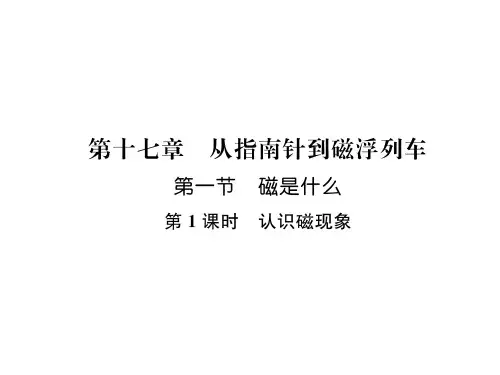 第1课时  认识磁现象.ppt