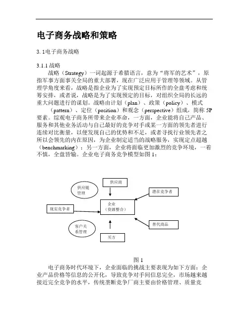 (电子商务)电子商务战略和策略