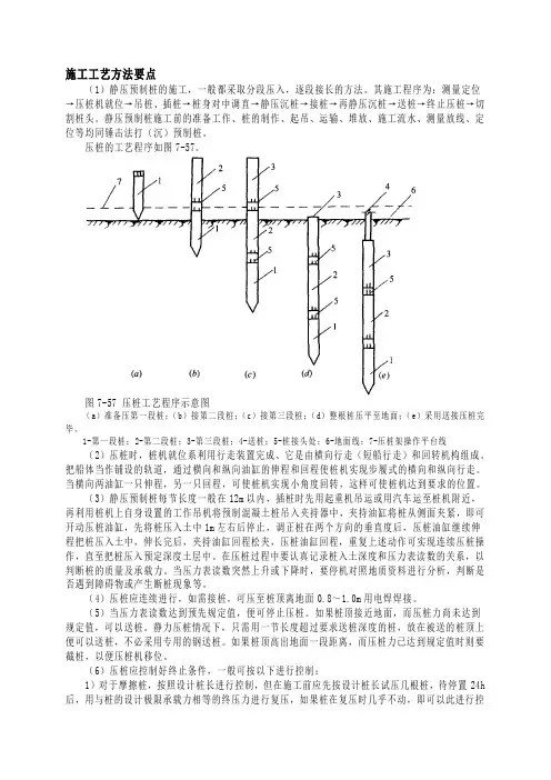 预应力管桩施工工艺方法要点