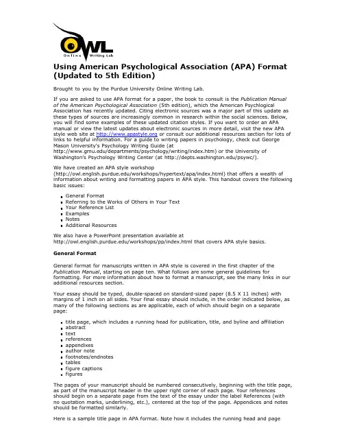 APA guide 5
