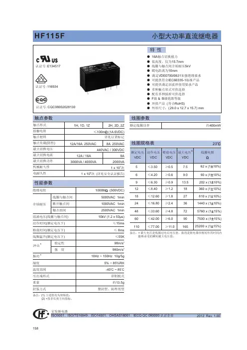HF115F中文资料