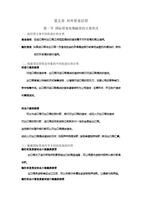 国际金融第五章