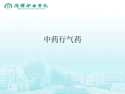 中药行气药