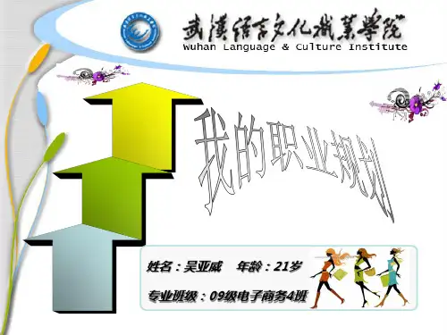 大学生职业规划大赛PPt