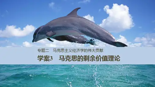 高中政治选修2精品课件：2.3 马克思的剩余价值理论