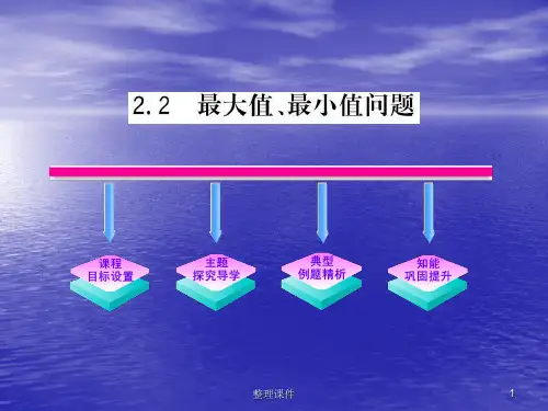 大值、最小值问题》课件(北师大版选修(5)