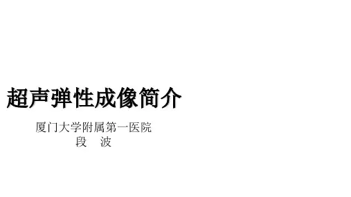 弹性超声简介