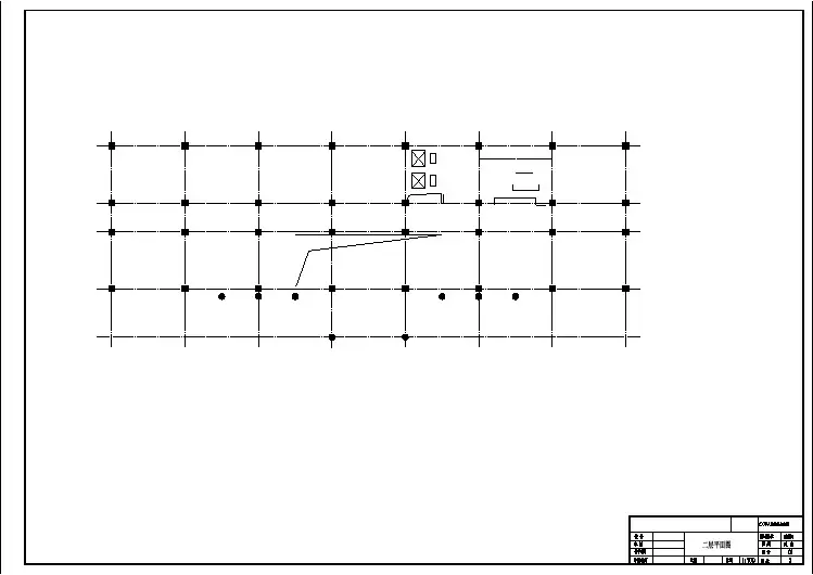 【毕业设计】8层7680平米框架法院办公楼建筑结构图