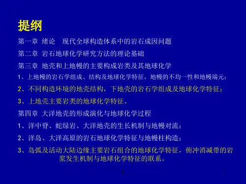 《岩石地球化学》PPT课件