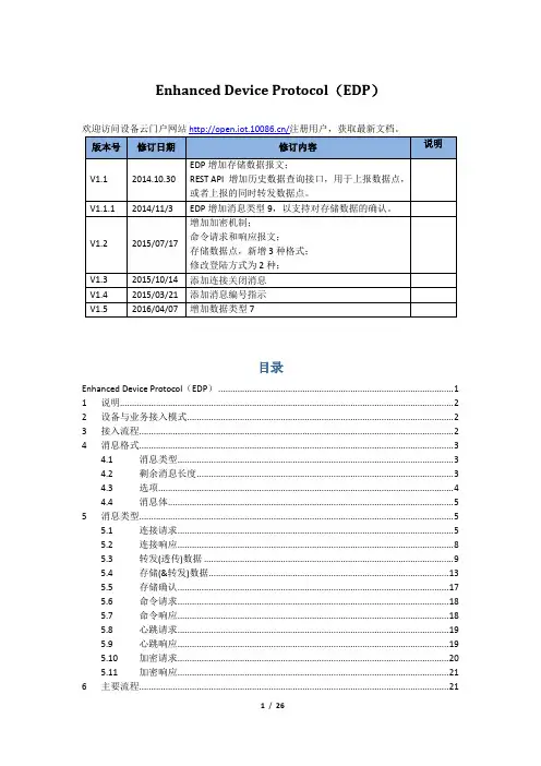 EDP协议