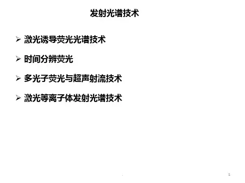 激光光谱技术及应用-第五章PPT课件