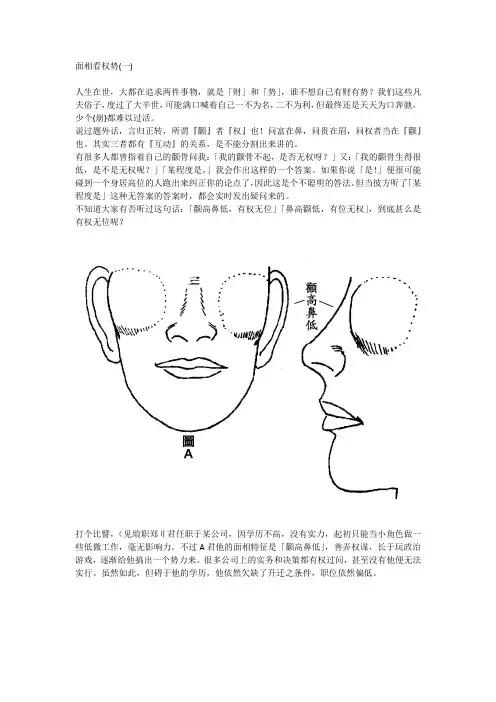 图解 面相看权势
