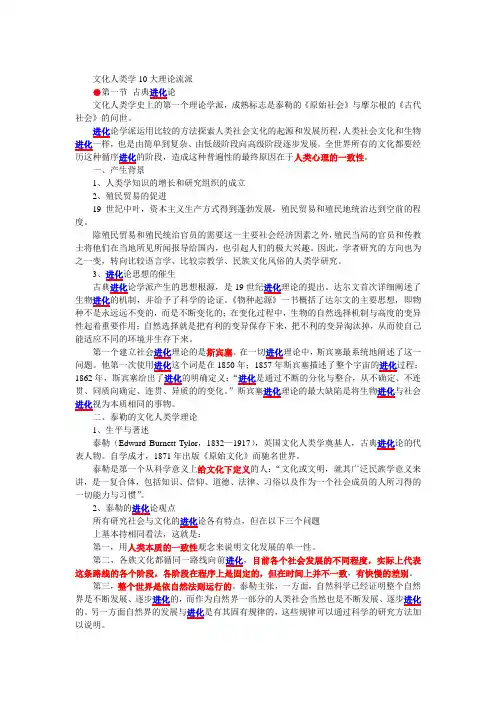 人类学10大理论 2