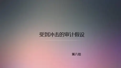 受到冲击的审计假设