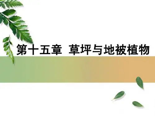 十五章草坪和地被植物