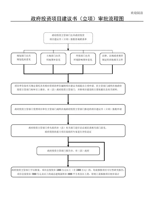 政府立项流程