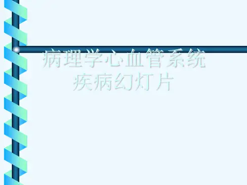 病理学心血管系统疾病幻灯片