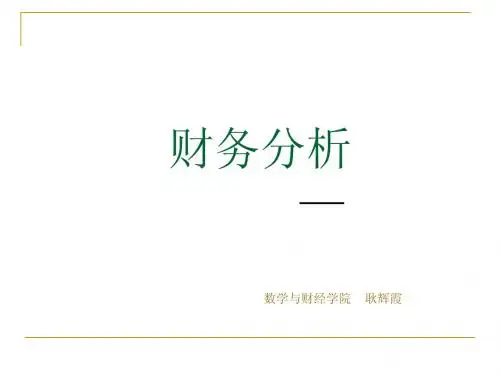 上市公司财务分析