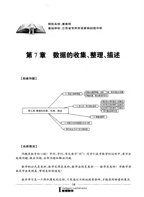 第7章 数据的收集、整理、描述：透视数据的收集、整理和描述
