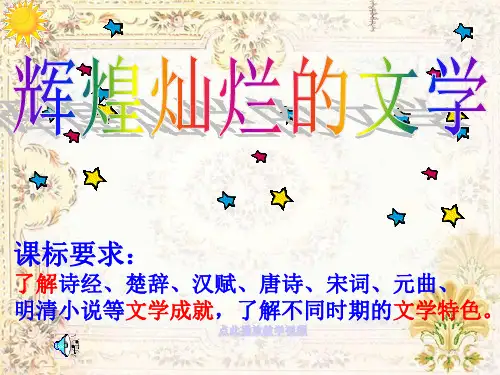 辉煌灿烂的文学(1)