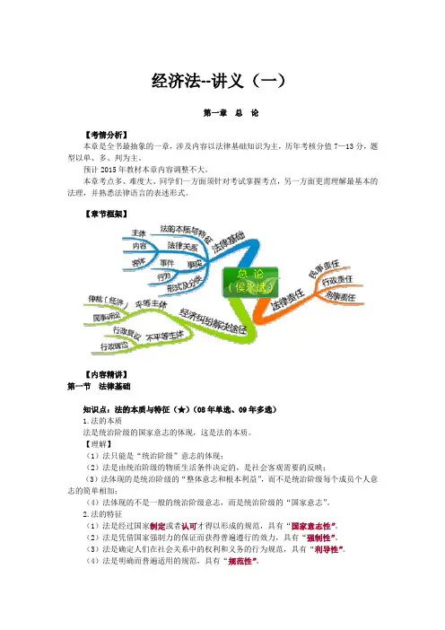 经济法-讲义(初级)