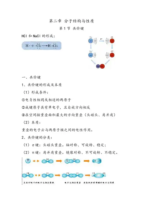 分子结构与性质 共价键