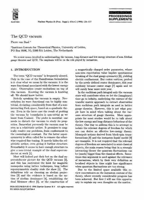 The QCD vacuum