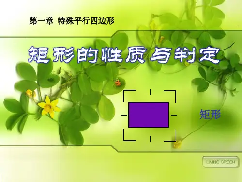 《矩形的性质与判定》特殊平行四边形PPT课件3-北师大版九年级数学上册