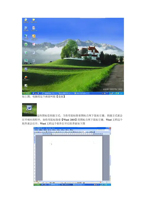 Word 2003界面简单介绍