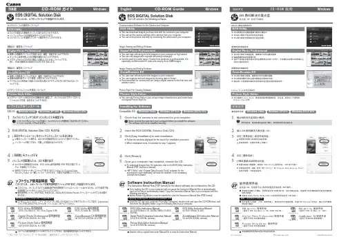 Canon EOS CD-ROM指南