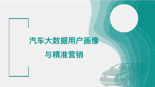 汽车大数据用户画像及精准营销