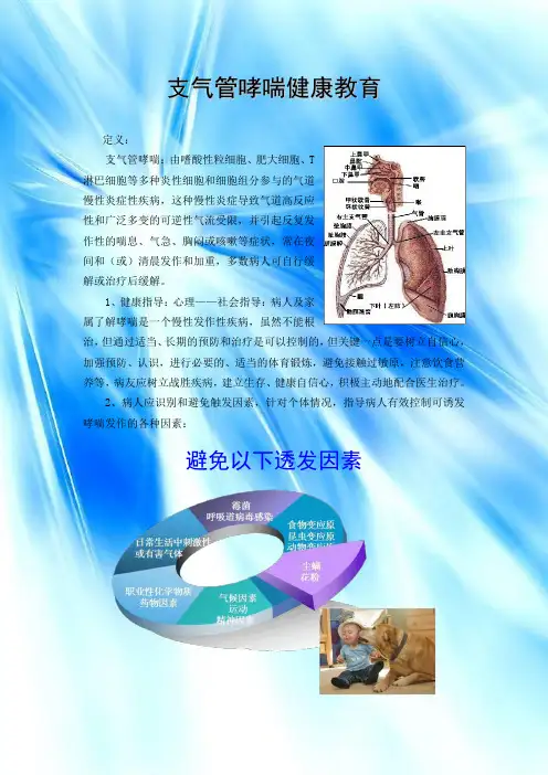 支气管哮喘健康教育
