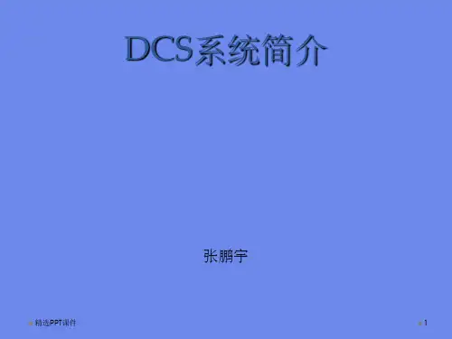 DCS系统介绍PPT课件