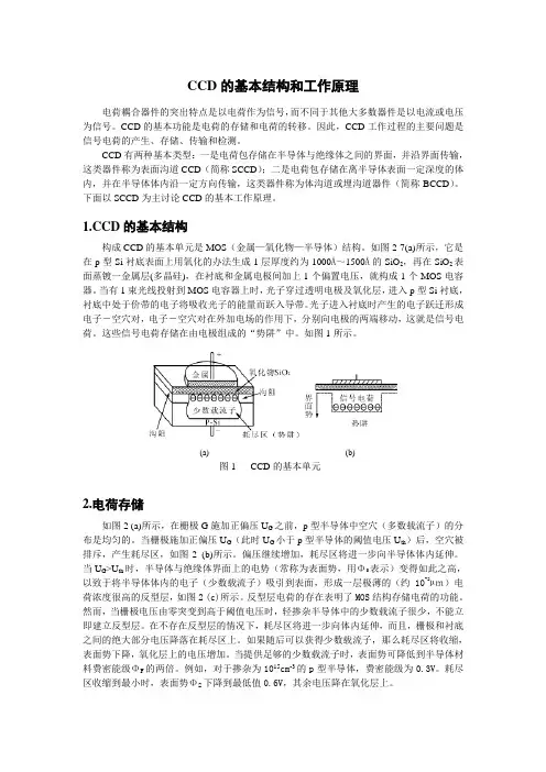 CCD的基本结构和工作原理