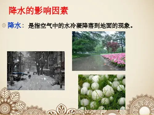 降水的影响因素ppt课件
