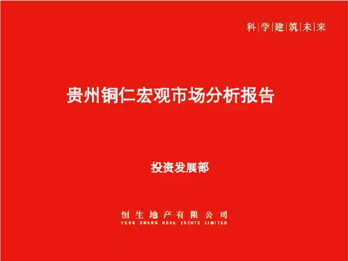铜仁宏观市场分析报告