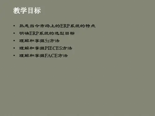 erp系统的选型技术