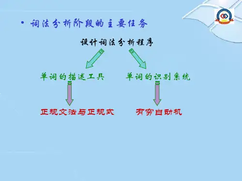 第三章 词法分析和有穷自动机