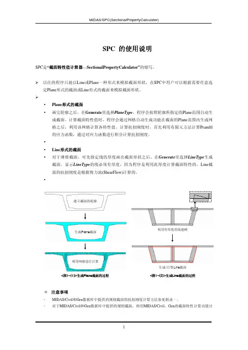 MIDAS截面特性计算器使用说明
