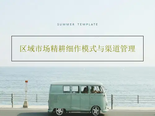 区域市场精耕细作模式与渠道管理103页PPT