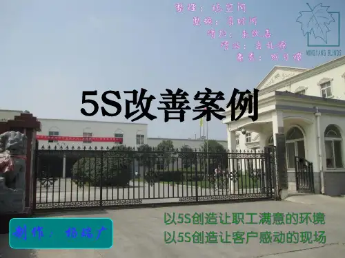 5S改善案例