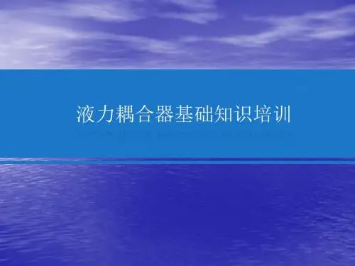 化工设备基础知识-液力耦合器